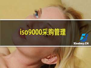 iso9000采购管理