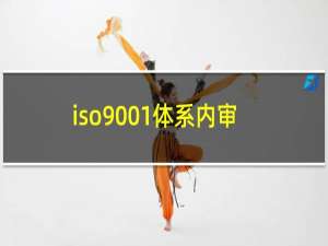 iso9001体系内审