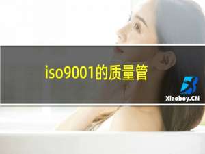 iso9001的质量管理