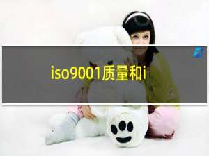 iso9001质量和iso14001
