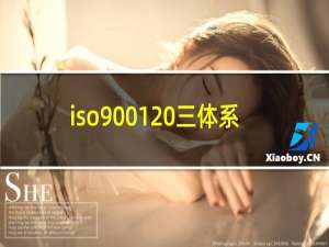 iso9001 三体系