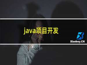 java项目开发