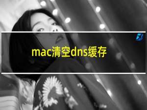 mac清空dns缓存