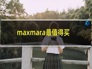maxmara最值得买的款