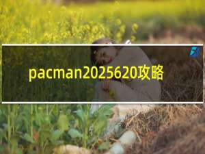 pacman 256 攻略