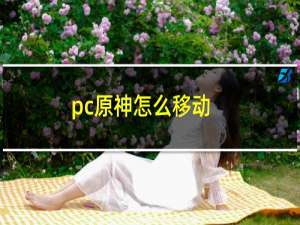 pc原神怎么移动