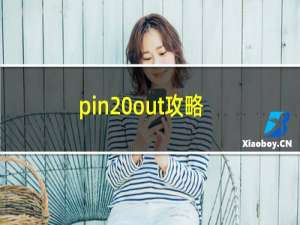 pin out攻略