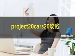 project cars 攻略