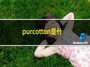 purcotton是什么牌子卫生巾