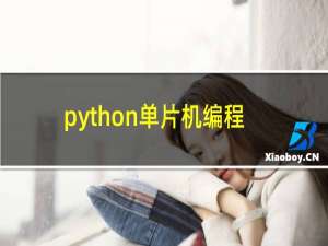 python单片机编程