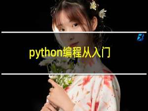 python编程从入门