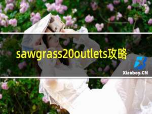 sawgrass outlets攻略