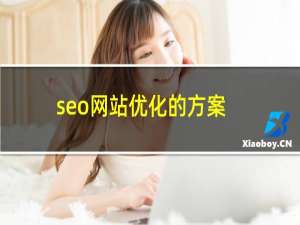 seo网站优化的方案