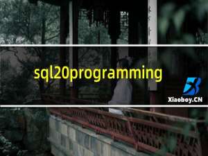sql programming