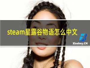 steam星露谷物语怎么中文