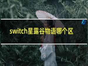 switch星露谷物语哪个区