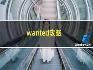wanted攻略