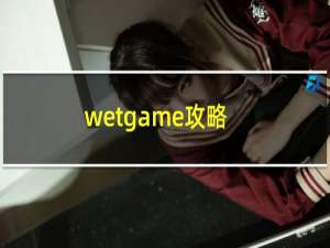 wetgame攻略