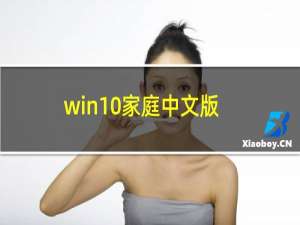win10家庭中文版