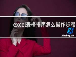 excel表格排序怎么操作步骤（excel怎么12345顺下去）