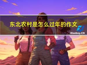 东北农村是怎么过年的作文