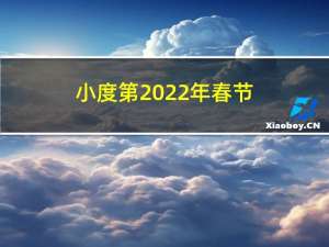 小度第2022年春节