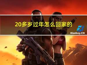 20多岁过年怎么回家的