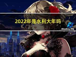 2022年是水利大年吗