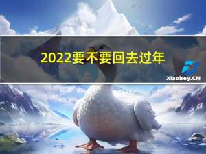 2022要不要回去过年