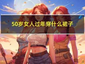 50岁女人过年穿什么裙子