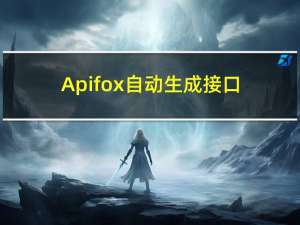 Apifox自动生成接口文档
