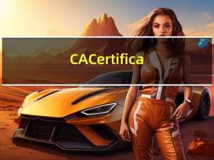 CA-Certificate Authority