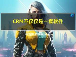 CRM不仅仅是一套软件