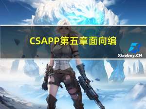 CSAPP第五章 面向编译器的优化(2)