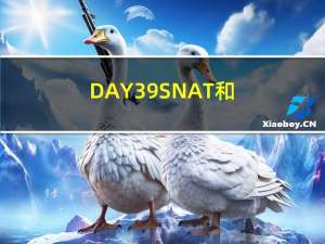 DAY 39 SNAT和DNAT技术