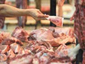 商务部:上周，猪肉批发价较上月上涨3.7%，至每公斤46.3元
