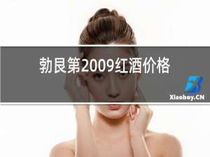 勃艮第2009红酒价格