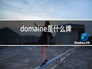 domaine是什么牌子红酒