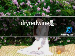 dryredwine是什么红酒