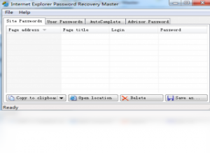 【Internet Explorer Password Revealer】免费Internet Explorer Password Revealer软件下载