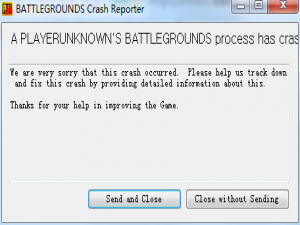 游戏影音 玩吃鸡报错 battlegrounds crash Reporter 解决办法