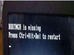 故障诊断 开机提示 bootmgr is missing ，该如何解决
