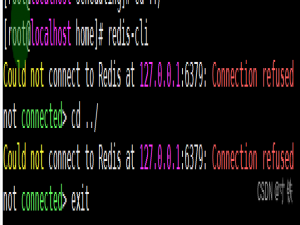 【Redis】Could not connect to Redis at 127.0.0.1:6379: Connection refused not connected报错解决方案