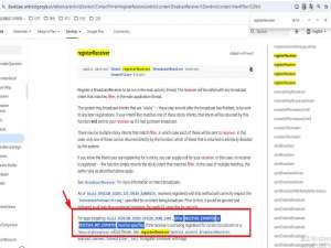 Android14 普通应用registerReceiver注册广播报错One of RECEIVER_EXPORTED or RECEIVER_NOT_EXPORTED should be_android 14 registerreceiver