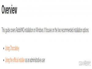RabbitMQ的Windows版安装教程_windows 安装rabbitmq