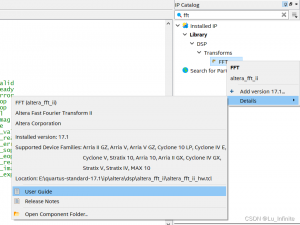 【FPGA】FFT测量信号频率（Quartus IP核）_quartus fft