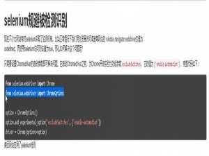Selenium浏览器自动化测试框架简单介绍_selenium jwbrower