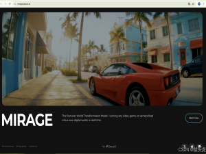 首个直播流扩散(LSD)AI模型：MirageLSD，它可以实时把任意视频流转换成你的自定义服装风格——虚拟换装新体验