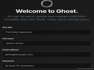 基于Node.js开发的开源博客平台ghost安装和使用