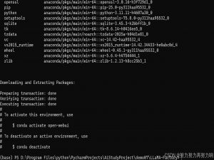 （windows）conda虚拟环境下open-webui安装与启动_open webui 启动